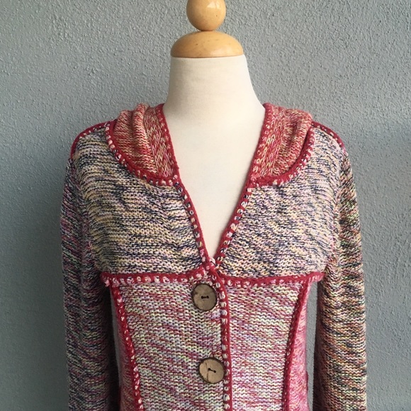 Sparrow Anthropologie Hooded Sweater Size S - Picture 3 of 6